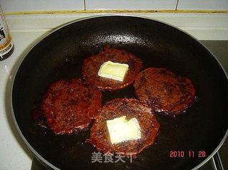 奶酪紫薯饼的做法步骤：6