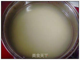 芹菜双米粥 。的做法步骤：5