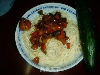 炸酱面的做法步骤:7
