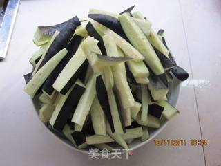 酱香麻辣茄子的做法步骤:3