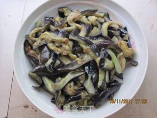 酱香麻辣茄子的做法步骤:5