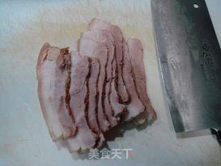 原汁原味儿“酸菜粉条汆白肉”的做法步骤：3