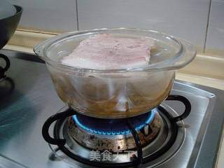 原汁原味儿“酸菜粉条汆白肉”的做法步骤：9