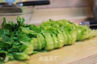 蒜炒芥菜的做法步骤：1