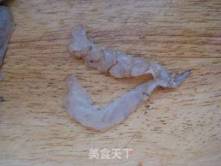 蒜蓉虾球蒸白菜的做法步骤:3