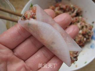 三鲜萝卜卷的做法步骤:9