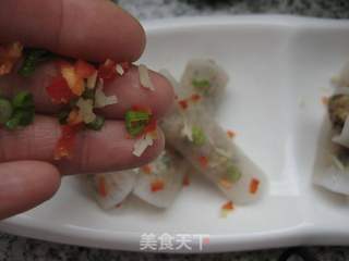 三鲜萝卜卷的做法步骤:12