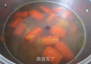 胡萝卜玉米鸡汤的做法步骤:7