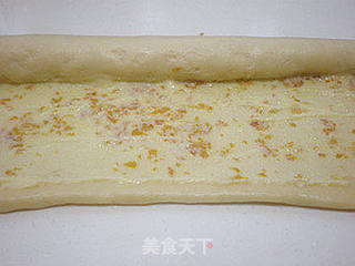 卡士达甜味卷(橘味)的做法步骤:5