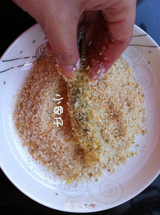 日式炸对虾棒的做法步骤:6