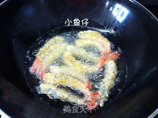 日式炸对虾棒的做法步骤:7