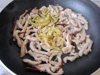 榨菜青椒肉丝的做法步骤：10