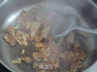 辣白菜炒年糕的做法步骤:5