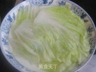 鲜虾白菜包的做法步骤:3