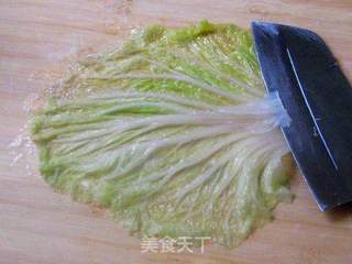 鲜虾白菜包的做法步骤:4