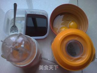 黑米松糕的做法步骤:2