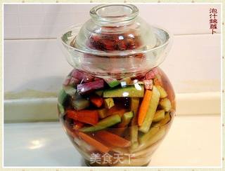 制作冬季爽口小菜“泡什锦萝卜”的做法步骤:8