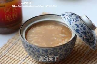 延年益寿阿胶粥的做法步骤:6