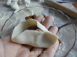 茄子肉馅水饺的做法步骤:7