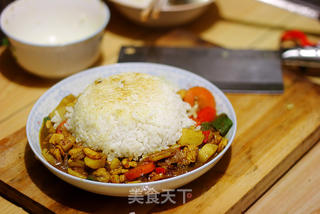 咖喱鸡烩饭圣诞版的做法步骤:5