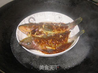 【创意新派菜】味增蒸石斑鱼的做法步骤:4