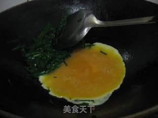 野胡葱炒鸡蛋的做法步骤：4