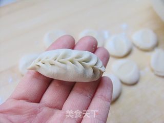 冬至的饺子——萝卜韭菜大肉水饺的做法步骤:12