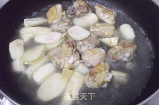 美味家常 鲜淮山鸡汤的做法步骤:7