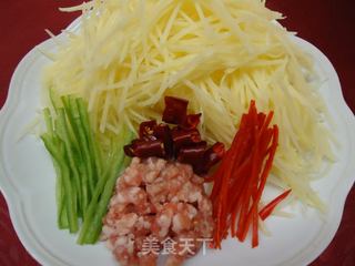 青椒土豆丝的做法步骤：4
