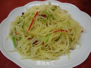青椒土豆丝的做法步骤：10