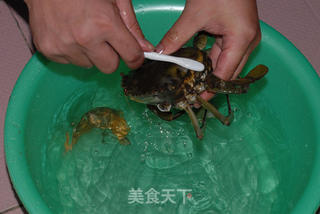 赤蟹粥的做法步骤:2