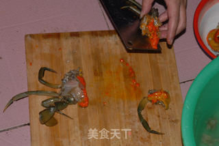 赤蟹粥的做法步骤:7