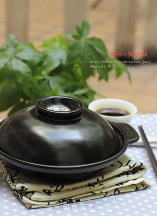传统美食自己做----广式腊味煲仔饭的做法步骤:10