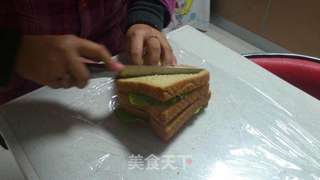 超级简单的自治三明治的做法步骤:6