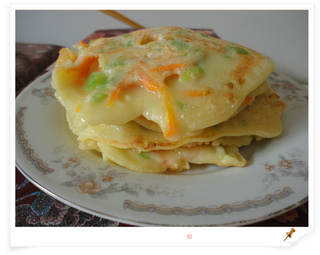 美味的胡萝卜蔬菜饼的做法步骤：8