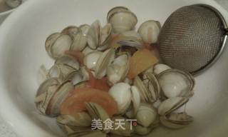 鲜菇蛤蜊汤的做法步骤:7