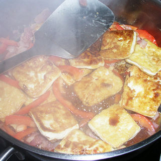 简单下饭菜——煎豆腐的做法步骤：5