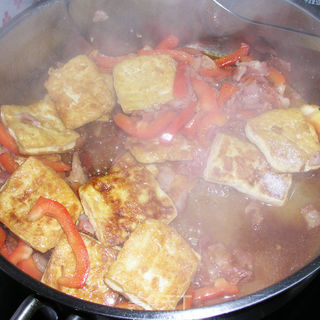 简单下饭菜——煎豆腐的做法步骤：6