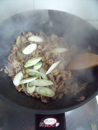 边角料也有好味道-----葱爆羊肉片的做法步骤:6
