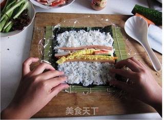 紫菜包饭的做法步骤:4