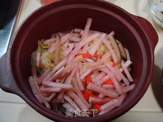 冬季泡菜吃法“酸汤鱼头”的做法步骤：2