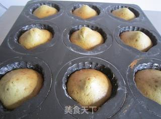 抹茶贝壳小蛋糕的做法步骤:9