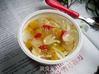 南瓜银耳羹的做法步骤:9