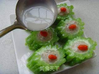 苦瓜酿的做法步骤:10