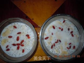 香蕉牛奶西米捞的做法步骤:5