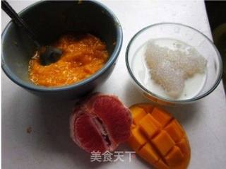 没有搅拌机也可做足以PK满记甜品的“杨枝甘露”的做法步骤:3