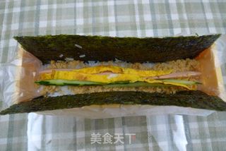 心形寿司简单做(小朋友也可以做)的做法步骤:5