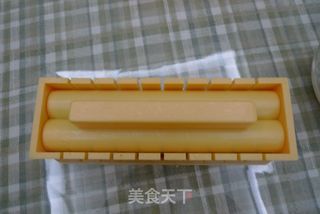 心形寿司简单做(小朋友也可以做)的做法步骤:6