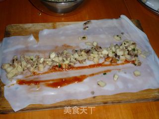 在他乡的潮州人儿梦寐的味道-----竹笋卷粿条的做法步骤:7