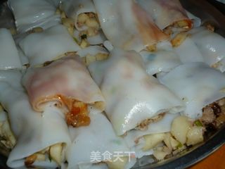 在他乡的潮州人儿梦寐的味道-----竹笋卷粿条的做法步骤:9
